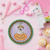 Halloween-Dalmatiner Pappteller (Party)