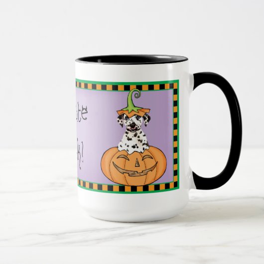 Halloween-Dalmatiner Tasse (Rechts)