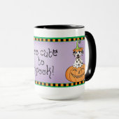 Halloween-Dalmatiner Tasse (VorderseiteRechts)