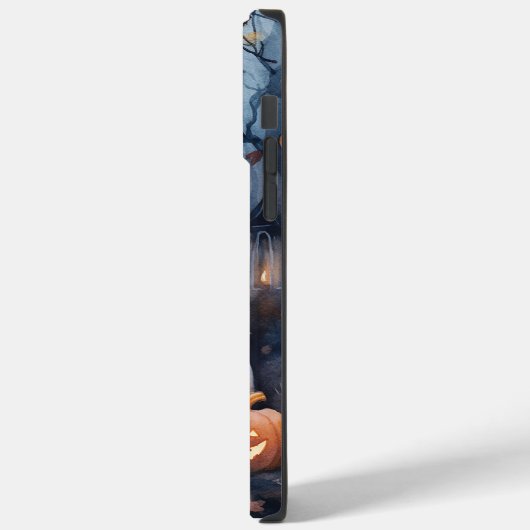 Halloween-Dalmatinie mit Pumpkins Beängstigend Case-Mate iPhone Hülle (Rückseite / Links)