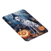 Halloween-Dalmatinie mit Pumpkins Beängstigend Magnet (Rechte Seite)