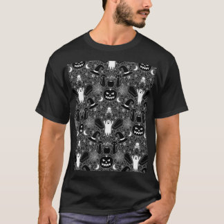Halloween Damask Graphic T-Shirt