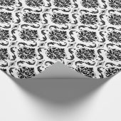 Halloween-Damassom-Party Geschenkpapier (Ecke)
