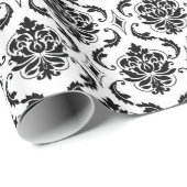 Halloween-Damassom-Party Geschenkpapier (Rolleneckpunkt)