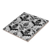 Halloween-Damast Fliese (Seite)