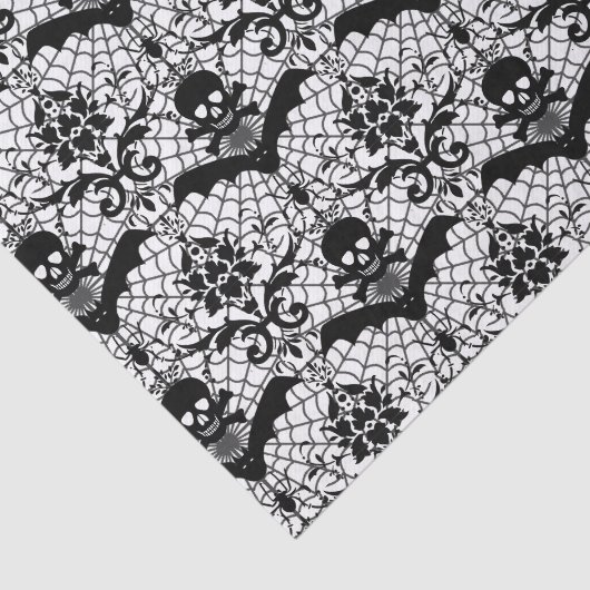 Halloween-Damast Seidenpapier (Ausschnitt)