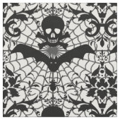 Halloween-Damast Stoff (Nahaufnahme)