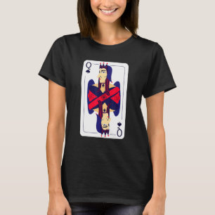 Halloween-Dame für die Spatenkostüme T-Shirt