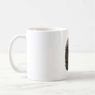 Halloween Dämon Nonnen Krone Flügel Orange Mond_1 Kaffeetasse