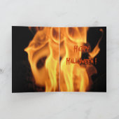 Halloween-Dämonenkarte Karte (Innenseite)