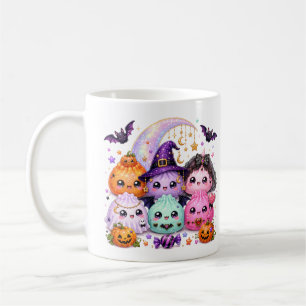 Halloween-Dämpfchen-Quetschies Viral Kawaii Kürbis Kaffeetasse