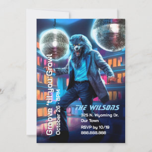 Halloween Dance Party, Disco Wolfman Einladung