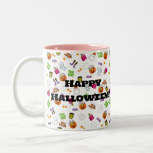 Halloween Dance Party Zwei-Tone-Kaffee-Tasse