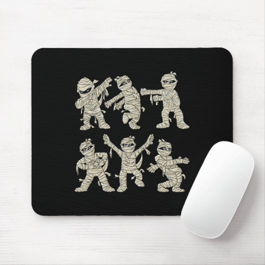 Halloween Dancing Mummy Dance Challenge Boys Girls Mousepad (Mit Mouse)
