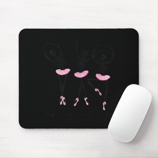 Halloween Dancing Skeleton Dry Bones Come Alive Ch Mousepad (Mit Mouse)