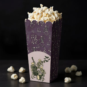 Halloween Dancing Skeleton Musiknoten Geschenkschachtel