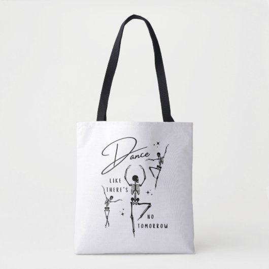 Halloween Dancing Skeletts Funny Tasche (Vorderseite)