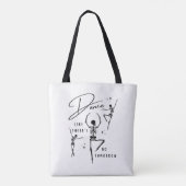 Halloween Dancing Skeletts Funny Tasche (Rückseite)