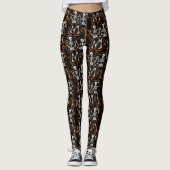 Halloween Dancing Skeletts Leggings (Vorderseite)