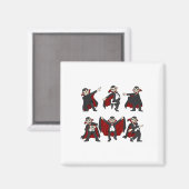 Halloween Dancing Vampire Dance Challenge Boys Gir Magnet (Vorderseite/Rückseite)