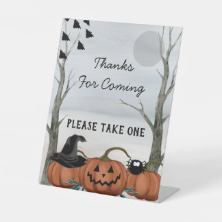 Halloween Danke fürs Kommen, Halloween-Party Sockelschild