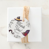 Halloween Danke, Hexen Lila Brautparty Geschenkanhänger (Beispiel)