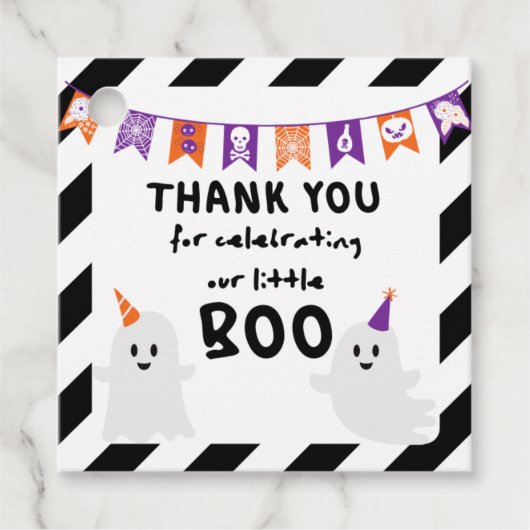 Halloween Danke Tag Geschenkanhänger (Vorderseite)