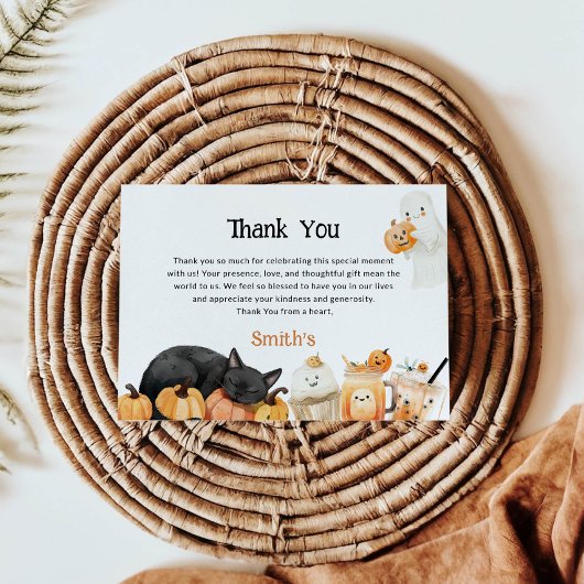 Halloween Dankeskarte