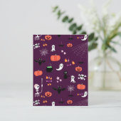 Halloween Dankeskarte (Stehend Vorderseite)