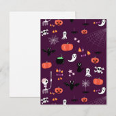 Halloween Dankeskarte (Vorne/Hinten)