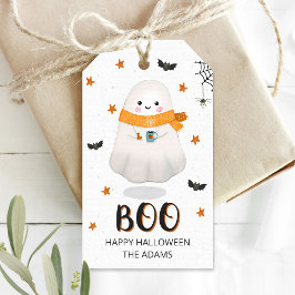 Halloween dankt euch mit niedlichem Geist Geschenkanhänger
