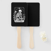 Halloween Dark Gothic Skeleton Overthinker Fächer (Vorne und Hinten)