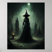 Halloween Dark Hexe Poster (Vorne)