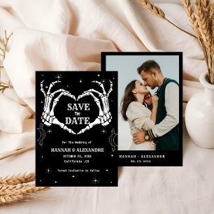 Halloween Dark Moody Gothic Wedding Save The Date