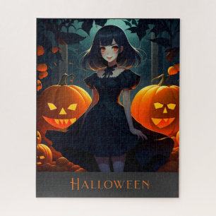 HALLOWEEN DARK VAMPIRE PRINCESS PUZZLE