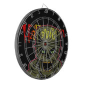 Halloween Dart Board Dartscheibe (Vorderseite Links)