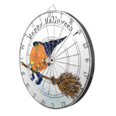 Halloween Dart Board Hexenkürbis Dartscheibe (Vorderseite rechts)