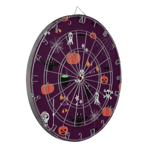 Halloween Dartscheibe (Vorderseite Links)