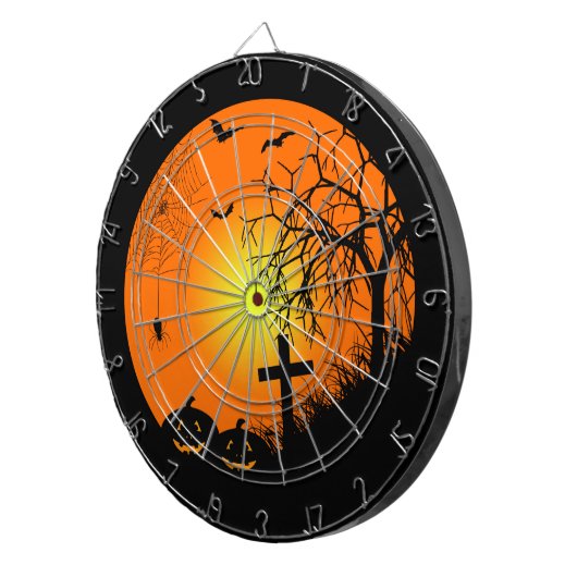 Halloween Dartscheibe (Vorderseite rechts)