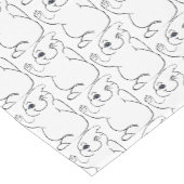 HALLOWEEN, das GEIST-Tabellenläufer BLINZELT Kurzer Tischläufer (Ecke)