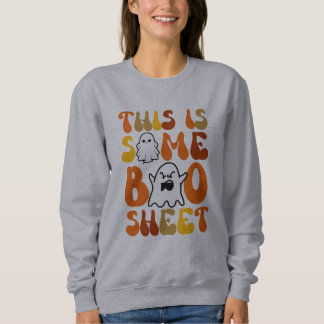 Halloween Das ist ein bisschen Boo-Blödsinn Retro- Sweatshirt