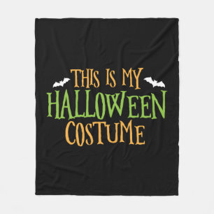 Halloween - das ist mein Halloween-Kostüm Fleecedecke