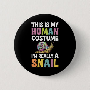 Halloween Das ist mein menschliches Kostüm Ich bin Button