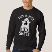 Halloween, das ist nur ein Bootschild, ein lustige Sweatshirt (Vorderseite)