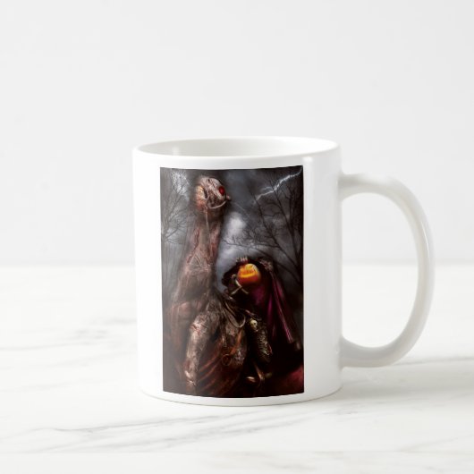 Halloween - Das kopflose Pferd Kaffeetasse (Rechts)
