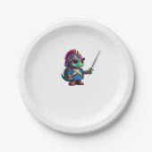 Halloween, das reguläre Reptil der britischen Drac Pappteller (Vorderseite)