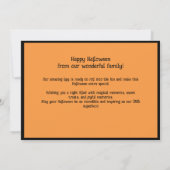 Halloween, das spöttische Snap-O-Lantern Karte (Rückseite)