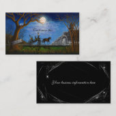 Halloween, das themenorientierte Visitenkarte (Vorne/Hinten)