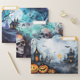 Halloween-Dateiordner Papiermappe