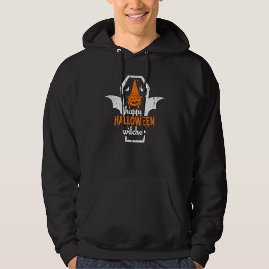 Halloween Day Happy Halloween Witcher Hoodie (Vorderseite)